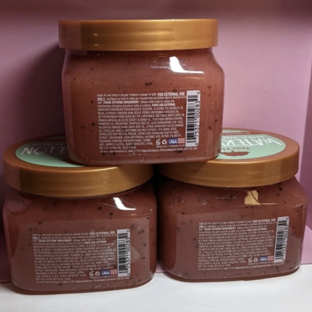 Lot of 3 Tree Hut watermelon Shea Sugar Body Scrub Each 18 oz - Picture 3 of 3
